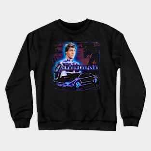 Pixelated Patrol Automan T-Shirt - Join the Iconic Light-Based Hero in the Battle for Justice Crewneck Sweatshirt